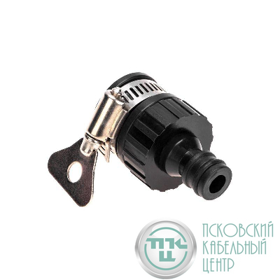 Адаптер пластмассовый 3/4дюйм с внешним хомутом ЧЕТЫРЕ СЕЗОНА 62-0280