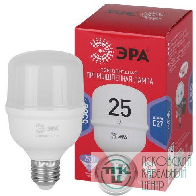 Лампа светодиодная высокомощная RED LINE LED POWER T70-25W-6500-E27 R 25Вт Т70 колокол 6500 К холод. бел. E27 2500лм Эра Б0063838
