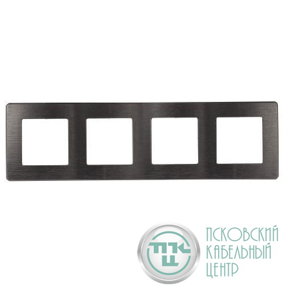 Рамка 4-м 12-5104-12 сатин графит Эра Б0052535