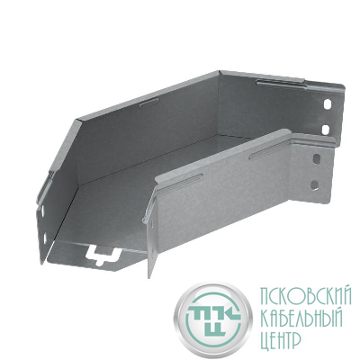 Угол для лотка горизонтальный 90град. 100х80 сталь 1мм "ПЛЮС" GLplus90-80-100 HD КМ PL1360