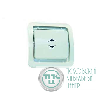 Переключатель проходной 1-кл. СП Mimoza 10А IP20 без вставки бел. Makel 22005