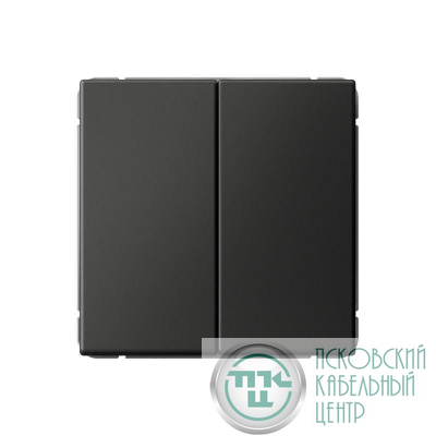 Выключатель 2-кл. ArtGallery (сх. 5) 10AX механизм базальт SE GAL001451