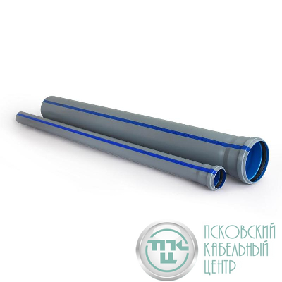 Труба ВК ПП 110х2.7 BAIKAL standart сер./син. (дл.3м) RTP 32524