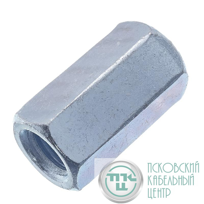 Гайка соединительная М 6 DIN 6334 цинк (уп.2шт) европодвес СТРОЙМЕТИЗ 30500412