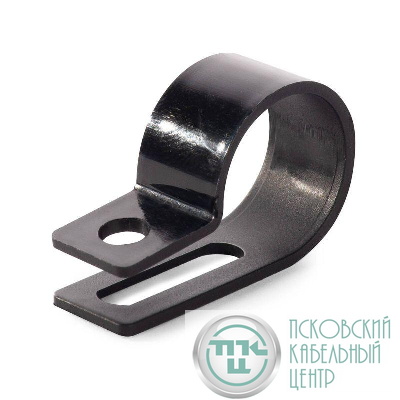 Скоба СНК 20 пластик. черн. (уп.100шт) Fortisflex 103933