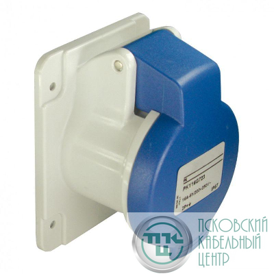Розетка СП прям. 16А 220В 2P+E винт. клеммы IP44 SchE PKF16G423