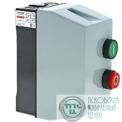 Пускатель ПМЛ-1 18А 230В AC 1НО IP65 с теплов. реле 12-18А в корпусе с индикацией EKF ctrp-r-18-230v-led