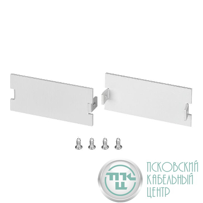 Заглушка FLOOR60 глухая алюм. (комплект) Arlight 046417