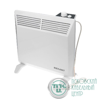 Конвектор электрический 1кВт с механическим термостатом Rexant 60-0083