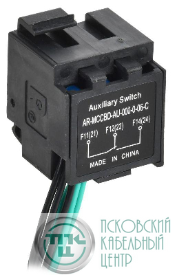 Контакт дополнительный левый MCCB типоразмер G; H; I 2НО 2НЗ ARMAT IEK AR-MCCBD-AU-000-0-06-C