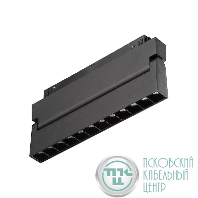 Светильник светодиодный трековый поворотный магнитный 12Вт 48В 4000К 60град. черн. Vitaluce VT0200009-01
