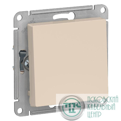 Выключатель 1-кл. СП AtlasDesign 10А IP20 (сх. 1) 10AX с самовозвратом механизм беж. SE ATN000215