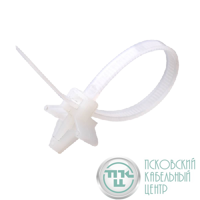 Хомут анкерный 2.5х100 нейлон. бел. NO-225-215 (уп.50шт) Эра Б0066342