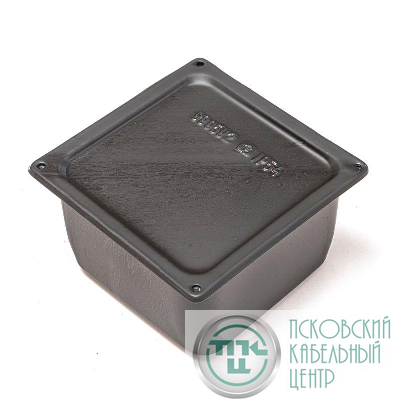 Коробка протяжная У-995 150х150х100 IP54 грунтованная с уплотнителем метал. Промрукав PR08.26167