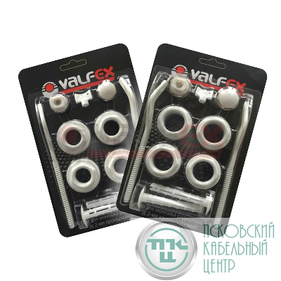 Комплект для монтажа радиаторов с двумя кронштейнами 1/2дюйм VALFEX AD-1002 1/2