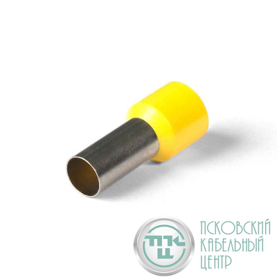 Наконечник штыревой втулочный изолированный НШВИ 25–16 (уп.100шт) КВТ 108917