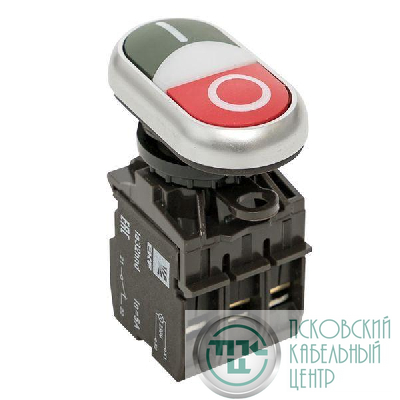 Кнопка LA32HND "Пуск-Стоп" крас./зел. с подсветкой 24В DC NO+NC EKF la32hnd-24