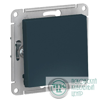 Механизм переключателя перекрестного 1-кл. СП AtlasDesign 10А IP20 (сх. 7) 10AX изумруд SchE ATN000871