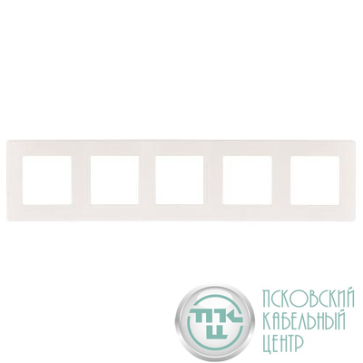 Рамка 5-м 12-5105-01 сатин бел. Эра Б0052539