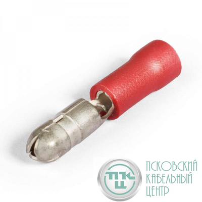 Разъем штекерный изолир. "папа" РШИ-П 1.5–4 ПРОФИ (уп.100шт) КВТ 108624
