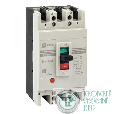 Выключатель автоматический 3п 63/32А 25кА ВА-99М PROxima EKF mccb99-63-32m
