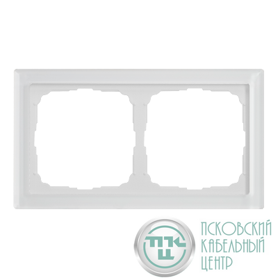 Рамка 2-м ArtGallery Pure органич. стекло бел. SE GAL320102
