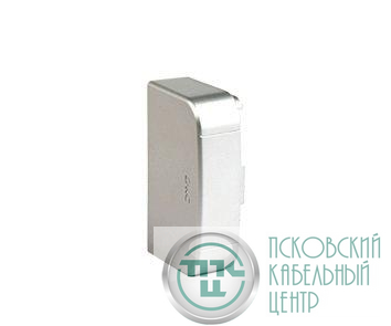 Заглушка для кабель-канала 140х50 сер. мет. DKC 01405G