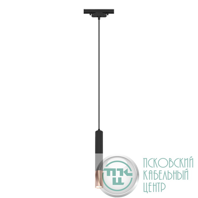 Светильник трековый подвес светодиодный ARTLINE 40х40х300мм 12Вт 960Лм 4000К 230В алюм. 6.4кв.м черн./зол. Ritter 59711 1