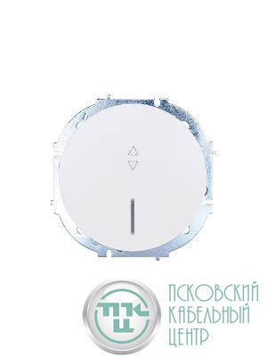 Выключатель проходной 1-кл. СП OSEN 10А IP20 с подсветкой механизм бел. LEZARD 743-0288-114