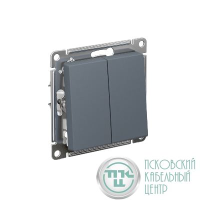 Выключатель 2-кл. AtlasDesign (сх. 5) 10А с самовозвратом механизм грифель SE ATN000717