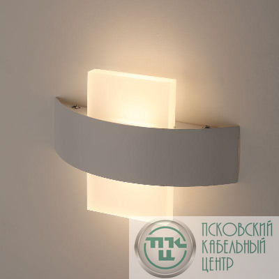 Светильник WL7 WH+WH декор. подсветка светодиод. 6Вт IP54 бел. ЭРА Б0034604