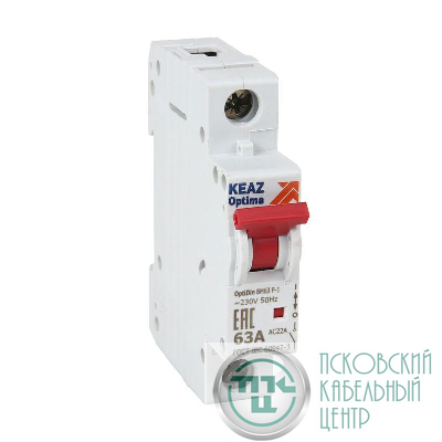 Выключатель нагрузки модульный 1п 40А OptiDin BM63Р УХЛ3 КЭАЗ 103891