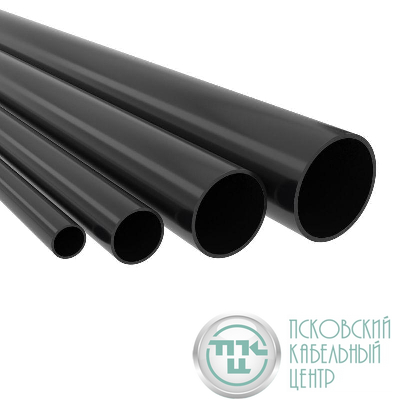 Труба ПВХ жесткая гладкая d20мм легкая 3м черн. DKC 63920B