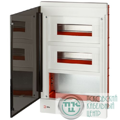 Щит распределительный со слаботочным отсеком MultiBox bs-24f встраиваемый пластиковый 24 модуля IP40 Эра Б0059317