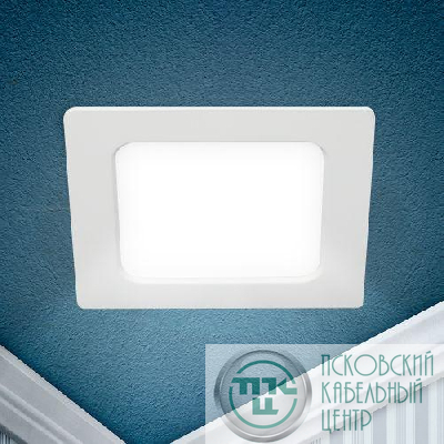 Светильник светодиодный LED 18-15-6K 15Вт 6500К даунлайт квадратный встраив. IP40 Эра Б0057428