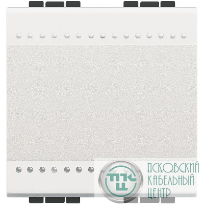 Переключатель 1-кл. 2мод. СП LivingLight 16А IP20 винтов. клеммы бел. Leg BTC N4003M2N