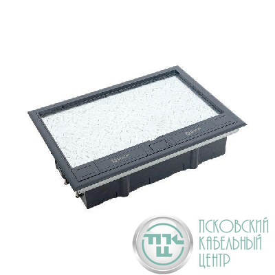 Лючок напольный с изменяемой глубиной C-Line 16 (с приборной рамкой) EKF cl-ln-k-16