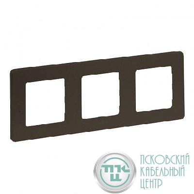 Рамка 3-м СП Inspiria IP20 бронз. IEK 673959