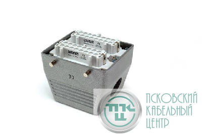 Розетка боковой ввод 32 полюса 16А EMAS EBM32PU10