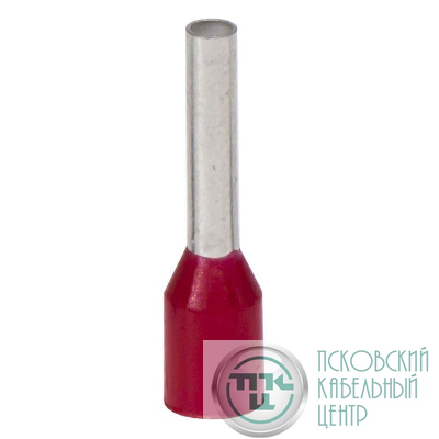 Наконечник-гильза изол. 1кв.мм дл. 8мм кр. (уп.100шт) DKC IF1-08RD