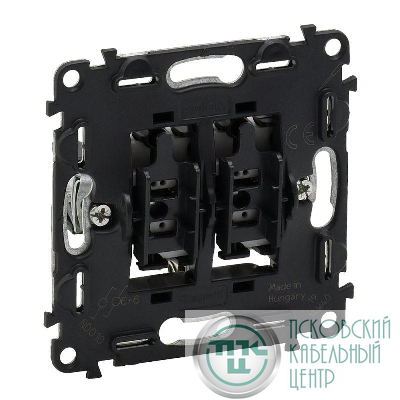 Механизм переключателя 2-кл. Valena In'matic 10А 250В безвинтовые зажимы Leg 752028