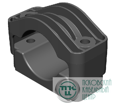 Крепление одиночное кабельное d40-60мм EKF scc4060