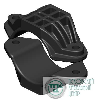 Крепление одиночное кабельное d65-90мм EKF scc6590