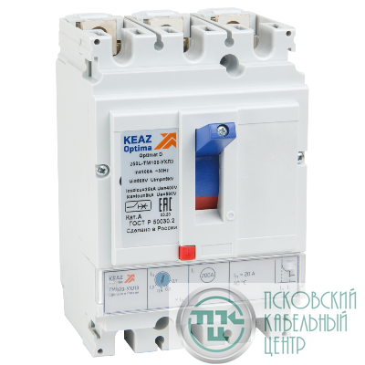 Выключатель автоматический OptiMat D250L TM032 УХЛ3 КЭАЗ 291412