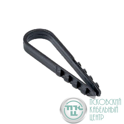 Дюбель-хомут d11-18мм для круглого кабеля черн. (уп.50шт) PROxima EKF plc-ncs50-11x18b