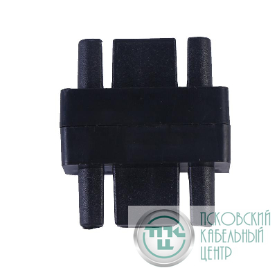Коннектор шинопровода SC-1B-TL TOP-LINE прямой черн. IN HOME 4690612029351