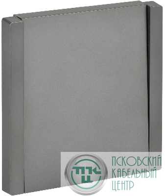 Выключатель проходной 1-кл. СП FORTE&PIANO 10А FP503 сталь IEK FP-V12-0-10-1-K46