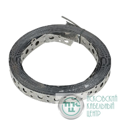 Лента монтажная перфорир. 20х0.55мм прямая (уп.10м) EKF lpmp20x0.55-10