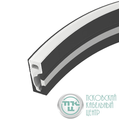 Профиль силиконовый WPH-FLEX-0616-SIDE-S9-5m BLACK силикон (уп.5м) Arlight 045788