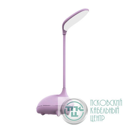 Светильник светодиодный настольный Qplus 6Вт 2700-6000К 330лм 5В аккум. Li-ion 1200мА.ч диммир. детский роз. GAUSS GT7014